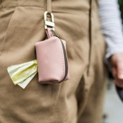 Extérieur Protable Chien Sac à caca Distributeur Pu Pouch Pet Pick Up Caca Sacs Porte-sacs