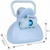 Pet Pooper Scooper, Portable Dog Poop Scooper Sanitary Dog Waste Pick Up With Bag Dispenser,blue