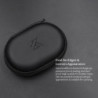 Kz Earphones Case Pu Leather Oval Shape Storage Box Bag Holder With
