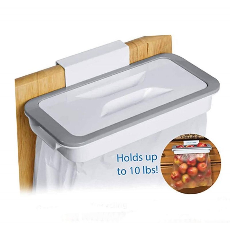 Trash Bag Holder with Clip for Drawer/Door/Cabinet, Ideal for RV, Travel, Home, Kitchen, Waste Sorting