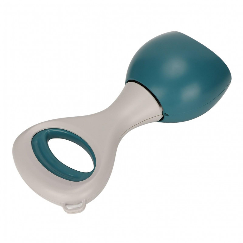 Dog Poop Picker Portable with Large Arc Diameter Easy Flushing Hanging Buckle and Handle