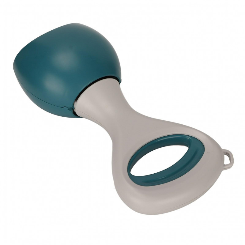 Dog Poop Picker Portable with Large Arc Diameter Easy Flushing Hanging Buckle and Handle