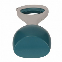 Dog Poop Picker Portable with Large Arc Diameter Easy Flushing Hanging Buckle and Handle