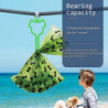 Dog Poop Bag Holder for Leash 2 PCS Hands Free Clip Dispenser for Walking and Traction Rope