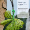 Dog Poop Bag Holder for Leash 2 PCS Hands Free Clip Dispenser for Walking and Traction Rope
