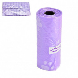 Garbage Clean Up Bags for Pet Waste 20 Rolls Purple Dog Cat Poop Pick Up Bags