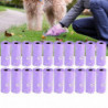 Garbage Clean Up Bags for Pet Waste 20 Rolls Purple Dog Cat Poop Pick Up Bags