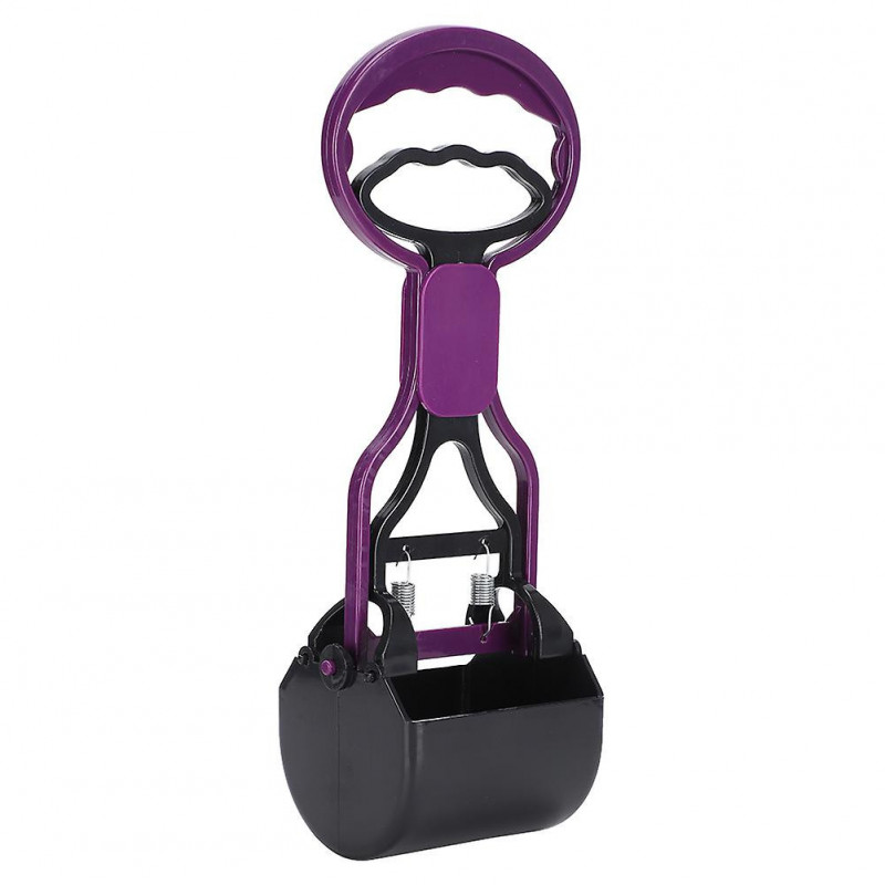 Pooper Scooper for Pets Outdoor Animal Waste Cleaning Tool Purple