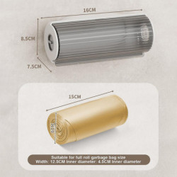 Wall Hanging Plastic Bag Box Multipurpose Garbage Bag Storage Case for Living Room Kitchen