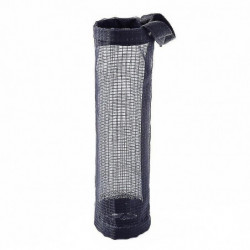 2pcs Black Plastic Bag Holder Hanging Storage Dispensers Breathable Mesh Recycling Grocery Bag