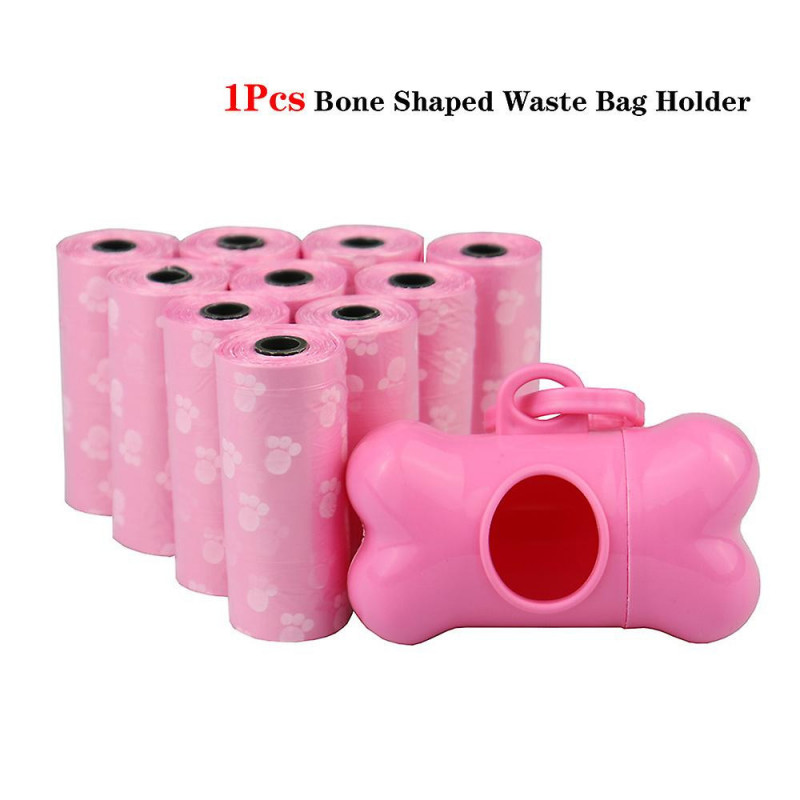 Pet Poop Bags Disposable Dog Waste Bags, Bulk Poop Bags With Leash Clip And Bone Bag Dispenser 5roll(75pcs) Bags [...]