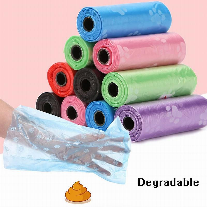 10-100rolls Dog Poop Bag Dégradable Plastique Pet Dog Poop Bags pour Dog Cat Toilet Clean Up Outdoor Waste Garbage [...]