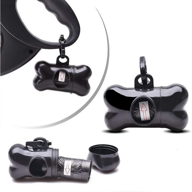 Pet Poop Bags Disposable Dog Waste Bags, Bulk Poop Bags With Leash Clip And Bone Bag Dispenser 5roll(75pcs) Bags [...]