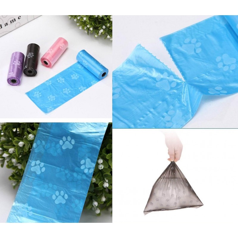 10-100rolls Dog Poop Bag Dégradable Plastique Pet Dog Poop Bags pour Dog Cat Toilet Clean Up Outdoor Waste Garbage [...]