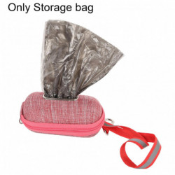 Porte-sac à caca écologique Grande capacité Tissu Chien Sac à caca Distributeur avec corde pour la maison