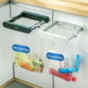 Folding Plastic Trash Bag Holder for Cabinets Door & Cupboard Punch-free Installation Under Sink Gar