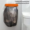Folding Plastic Trash Bag Holder for Cabinets Door & Cupboard Punch-free Installation Under Sink Gar