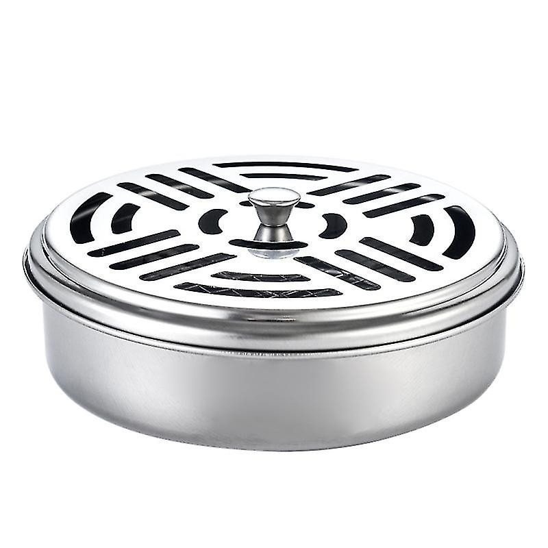 Mosquitos Incense Box Holder Fireproof Incense Burners with Handle for Travel PK