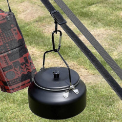 Webbing Lanyard Hanging Hook With 10pcs Plastic Steel Buckle Hanging Buckle For Fishing Hiking