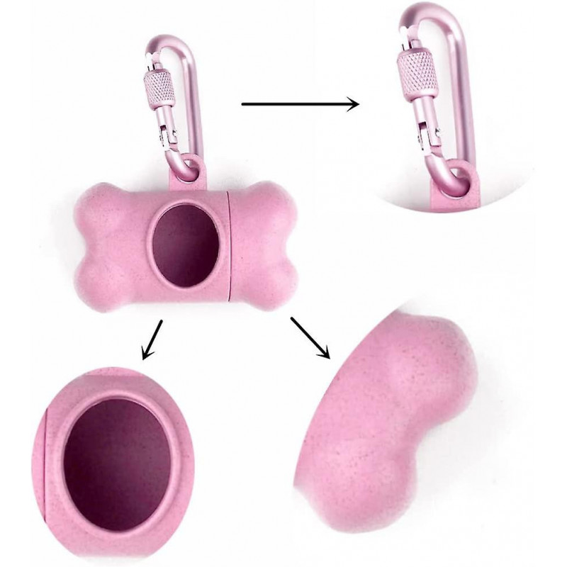 1pcs Dog Poop Bag Holder Portable Dog Poop Bags Dispenser Bone Shaped Poo Bag Dispenser Biodegradable Bag [...]