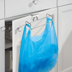 Kitchen Trash Rack Cabinet Door Garbage Bags Holder