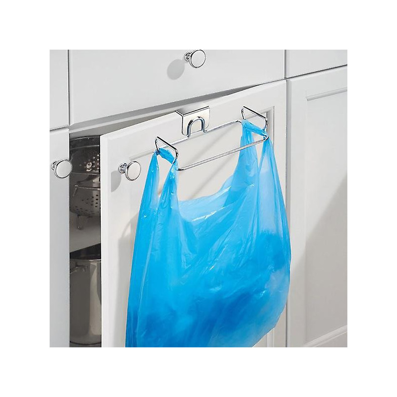 Kitchen Trash Rack Cabinet Door Garbage Bags Holder