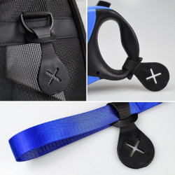 Dog Poop Bag Holder Leash Waste Carrier Holder Bicycle (2 Pack)