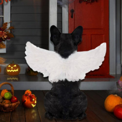 Dog Angel Wings Realistic Looking Ultra-Light Allergy Free Enhance Atmosphere Felt Cloth Pet Hallowe