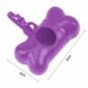 ZHOUBA Clean-up Bag Dispenser Bone Shape Outdoor Light Weight Waste Bag Box with Plastic Clamp