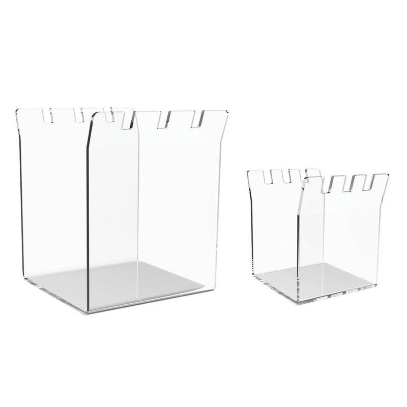 1Pc/1 Set Acrylic Zipper Bag Holder Practical Kitchen Tool Jagged Zipper Bag Holder for Easy Storage