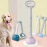 ZHOUBA Pooper Pick Up Long Handle Portable Foldable Large Dog Pooper Scooper Animal Waste Collector