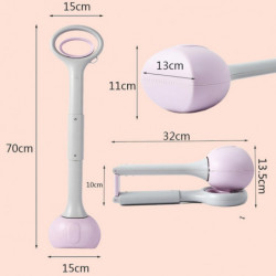 ZHOUBA Pooper Pick Up Long Handle Portable Foldable Large Dog Pooper Scooper Animal Waste Collector