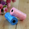 ZHOUBA 1Roll/15Pcs Pet Dog Waste Poo Bag Claw Printing Degradable Clean-up Dispenser
