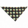 Outdoor Triangle Shape Soft Fruit Pattern Bow Tie Photography Prop Dog Scarf