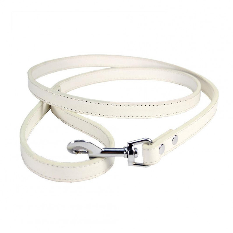 Pet Leash Dog Alloy Buckle Practical Small PU Leather Soft Medium Traction Rope