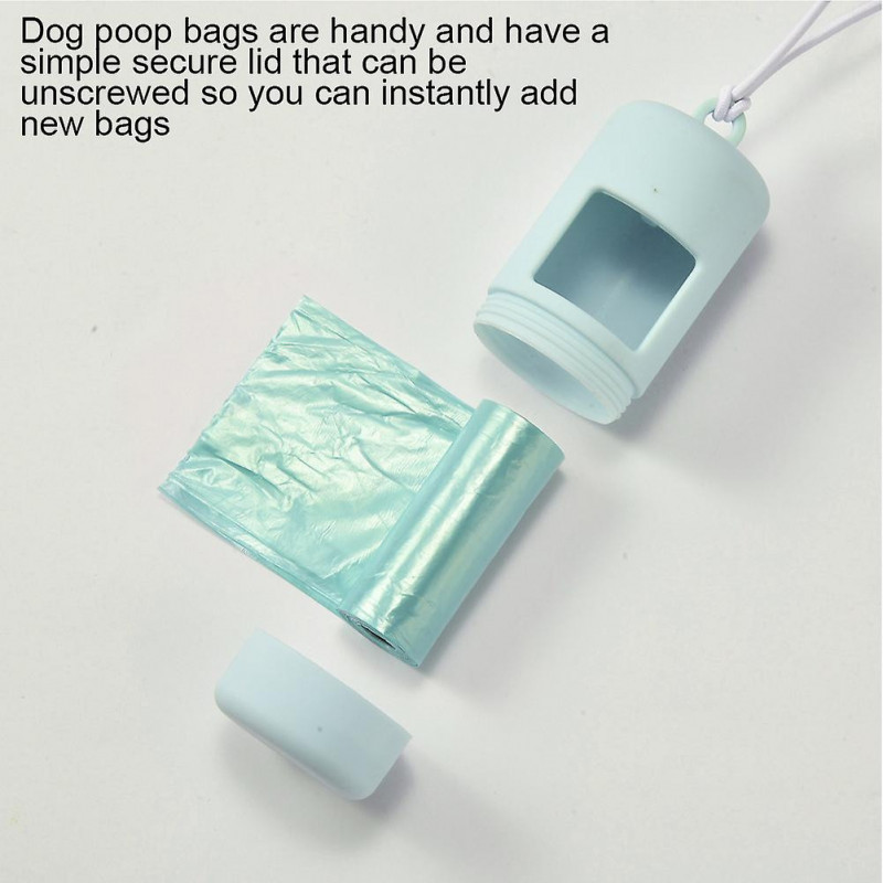 Portable Waste Bag Wrist Strap Easy Reload Running Walking Dog Poop Bag Holders