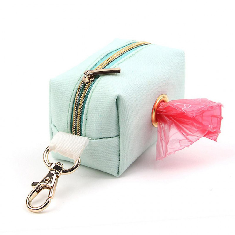 Distributeur de sacs à déchets pour animaux de compagnie avec crochet Accessoire imperméable pour courir avec des chiens