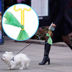 Hands Free Dog Poop Bag Holder Dispenser Easy To Use Hands-free Holder For Dog