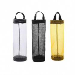 9pcs Hanging Plastic Bag Organizer, Plastic Bag Holder Foldable Mesh Hanging Storage Bag Dispenser