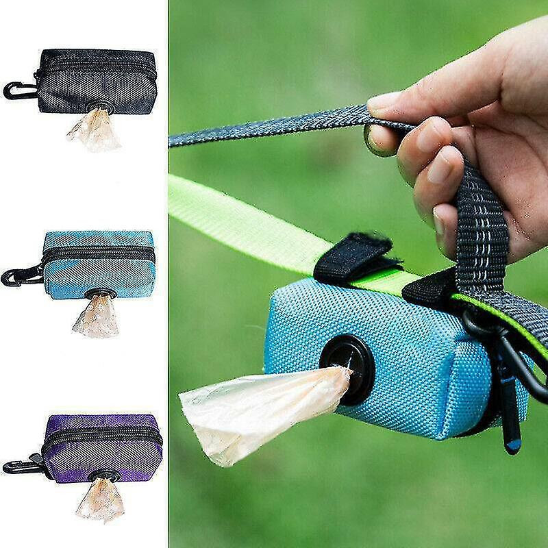 Pet Dog Poops Waste Bag Dispenser Poo Holder Portable Accessories for Walking Travel