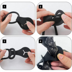 4pcs Dog Poop Bag Holder, Dog Leash Waste Bag Holder Silicone Dog Poop Bag Dispenser For Dog Walking Bike [...]