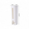 Plastic Bag Holder Kitchen Grocery Plastic Bag Storage and Dispenser for Plastic - White
