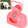 Pink Dog Waste Cleaning Tool With Storage Case Humanized Handle,for Cleaning Outdoor Walking Hiking
