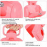 Pink Dog Waste Cleaning Tool With Storage Case Humanized Handle,for Cleaning Outdoor Walking Hiking