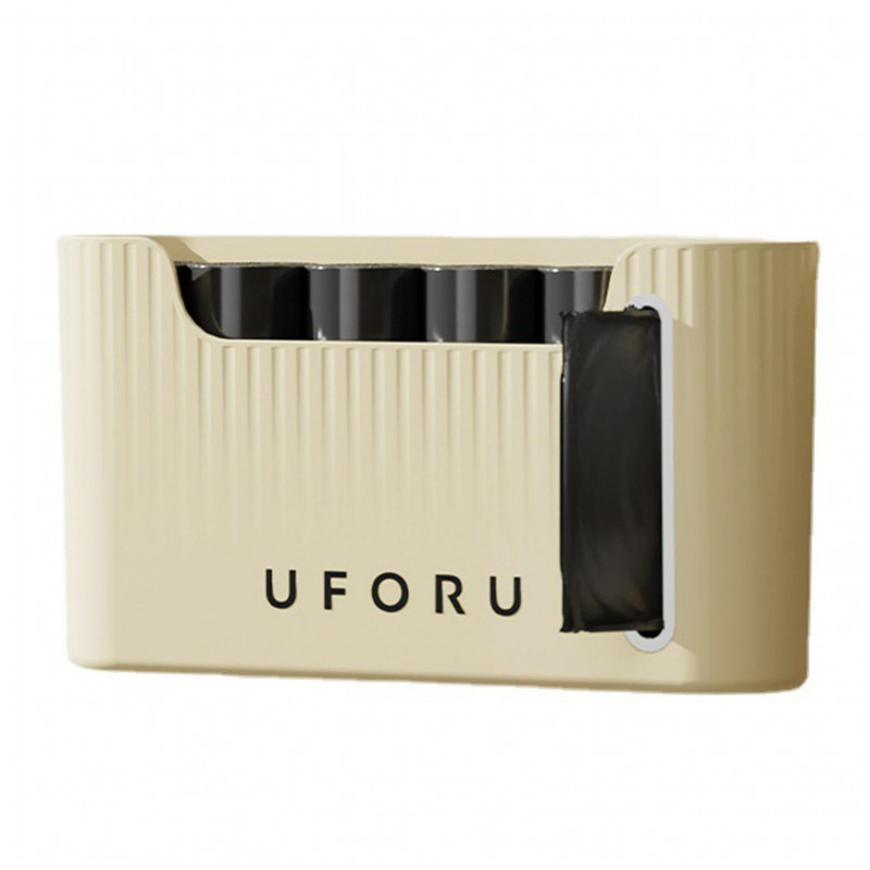 1 Set 1L Garbage Bag Box Wall-Mounted Large Opening Easy Access Space-Saving Trash Bag Organizer Kitchen Supply KAESI