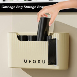 1 Set 1L Garbage Bag Box Wall-Mounted Large Opening Easy Access Space-Saving Trash Bag Organizer Kitchen Supply KAESI 1 Set 1L Garbage Bag Box Wall-Mounted Large Opening Easy Access Space-Saving Trash Bag Organizer Kitchen Supply KAESI