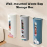 Waste Bag Box Large Capacity Punch-free Self Adhesive with Lid Store Garbage Bag Hanging Organizer Household [...]