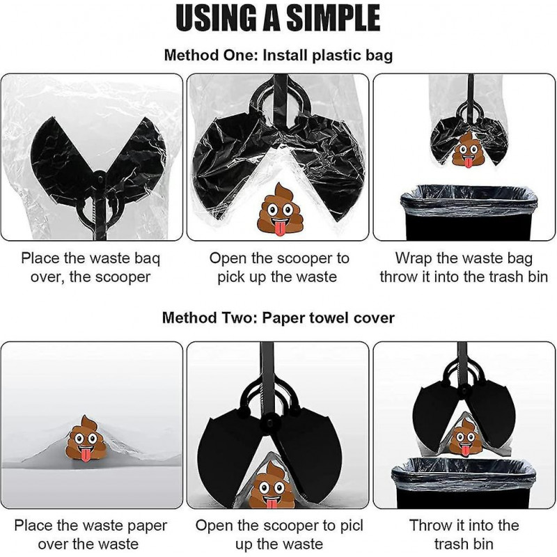 Pet Dog Pooper Scooper,long Handle Heavy Duty Dog Poop Scooper,durable Dog Poop Pick Up Tool For Easy Grass And [...]