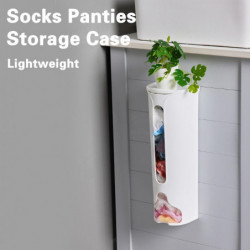 Waste Bag Box Large Capacity Punch-free Self Adhesive with Lid Store Garbage Bag Hanging Organizer Household [...]