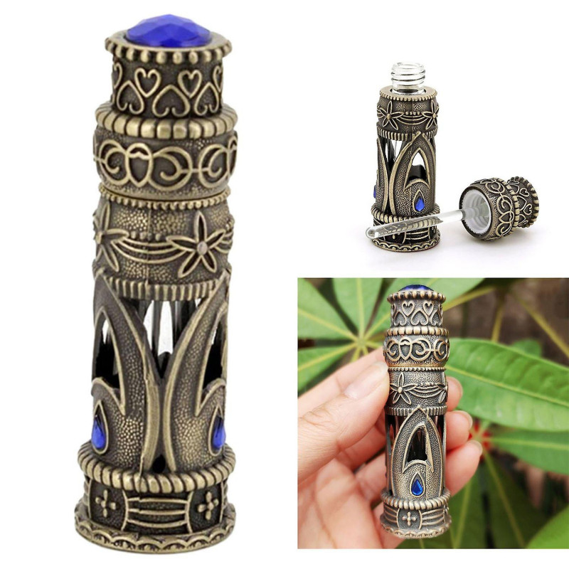 6ML Perfume Bottle Exquisite Hollowed Good Sealing Leak-proof Easy to Carry Empty Refillable Mini 6ML Perfume Bottle Exquisite Hollowed Good Sealing Leak-proof Easy to Carry Empty Refillable Mini